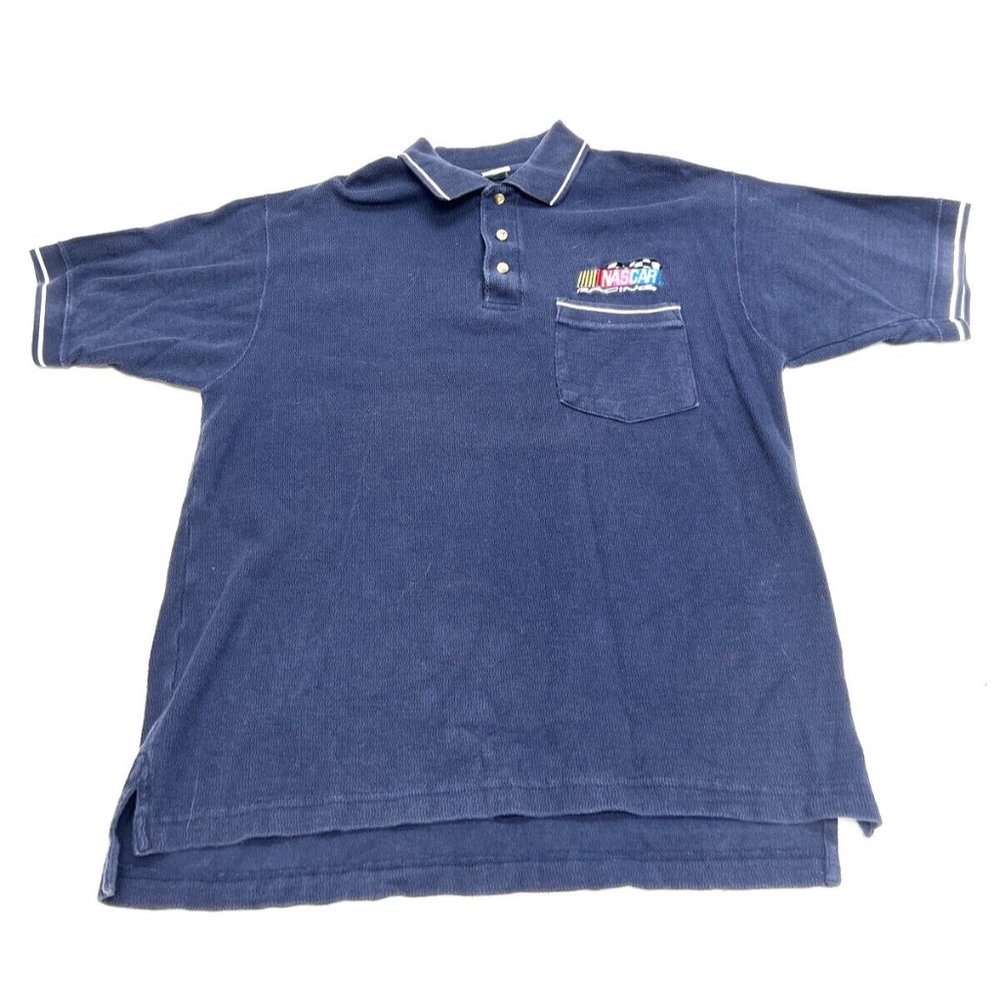 Vintage Kudzu Nascar Polo Shirt Black Racing the American tradition Men’s M Nice